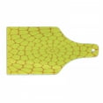 thumbnail image 1 of Yellow Cutting Board, Corn Bricks Illustration Countryside Nature Harvest Season Theme Modern Abstract, Decorative Tempered Glass Cutting and Serving Board, Wine Bottle Shape, Yellow, by Ambesonne, 1 of 1