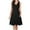 Black, variant on BSDJILFG Vintage Dresses for Women Retro Solid Color Sleeveless Flowy Sexy V Neck High Waist A-line Mini Dress Beach Holiday Sun Dresses Sizes S-XXL