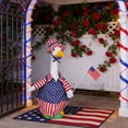 thumbnail image 5 of XGFHYJEH 4th of July Porch Goose Outfits 23", Independence Day Porch Goose Clothes Clearance for Porch Goose, Porch Goose Accessories, Patriotic Goose Costume for Outdoor Patio Yard Lawn, 5 of 7