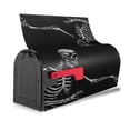 thumbnail image 3 of KLL Skeleton Playing Xylophone Pattern Mailbox Covers,Magnetic Mailbox Waterproof Post Box Cover Post Letter Box Cover Decorations Standard Size-21x18 in, 3 of 8