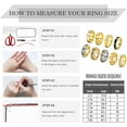 thumbnail image 4 of 9Pcs Stainless Steel Band Rings for Men Women Cool Fidget Spinning Chain Ring Anxiety Relief Fashion Simple Wedding Engagement Black Ring Set, 4 of 7