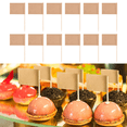 thumbnail image 3 of 2000 Pack Blank Toothpick Flags Kraft Paper Flag Picks Cheese Markers for Cupcake, Food, Fruit, Decorations, 3 of 8