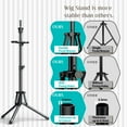 thumbnail image 3 of FFILY Wig Stand Tripod - Reinforced Metal Mannequin Head Stand, 3 of 5
