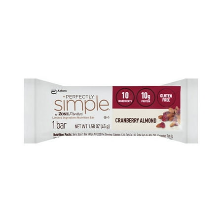 Zone Perfectly Simple Bar - Cranberry - 1. 58 Oz - Pack of 12 - SPu1098656