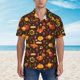 thumbnail image 2 of Fotbe Thanksgiving Turkey Camisa Hawaiana para Hombre Unisex – Camisa Casual de Verano con Botones de Manga Corta de Algodón y Lino,Large, 2 of 7