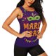 thumbnail image 2 of Fotbe Mardi Gras2 Blusas Sin Mangas para Mujer – Estilo Casual, Corte Suelto, Slim-Fit, Cuello Redondo Deportivo, Tops de Verano para Gimnasio y Yoga-Small, 2 of 7