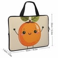 thumbnail image 2 of AWERP Cartoon Persimmon Laptop Carrying Bag Diving Fabric Laptop Bag 17inch, 2 of 5
