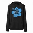 thumbnail image 6 of Towmus Women's Graphic Hoodies Casual Sweatshirts Letter Flower Print Hooded Plus Size Pullover Tops Cute Fall Clothes, 6 of 6