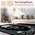 thumbnail image 2 of Ultra Soft Area Rug, Whimsical Dark Fantasy Decor, Non Slip, Stain Resistant, Washable Area Rugs for Living Room, Bedroom(Black, 3X5), 2 of 8