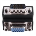 thumbnail image 3 of 2X 15 Vga Macho A Hembra M / F Adaptador de Angulo Recto, 3 of 5