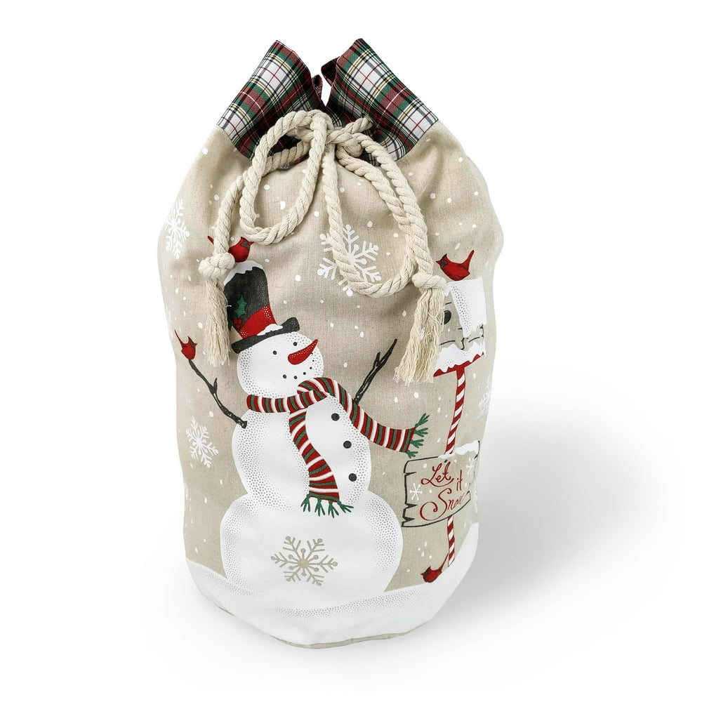 Holiday Time Gift/Party Burlap Bag,Kraft Bag, Party Bag, Christmas gift