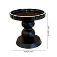 thumbnail image 3 of ToyKingdee Matte Black Iron Pillar Candle Holders - Candlestick Holders, Metal Candle Holder for Pillar & Taper, Table Mantle Fireplace Farmhouse Home Decor, 3 of 6
