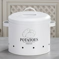 thumbnail image 7 of Food Storage Kitchen Vegetable Pots Metal Storage Container Home Decorative Functional Pantry Retro Farmhouse Storage Solution, 7 of 7