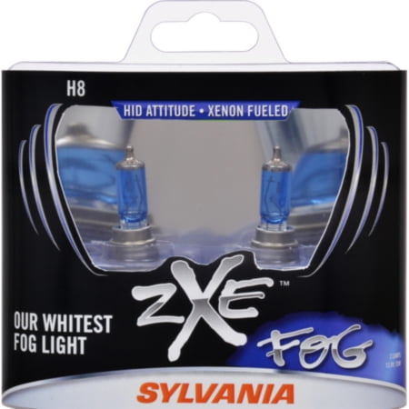 Sylvania H8 SilverStar zXe Halogen Fog Bulb, Pack of 2