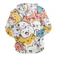 thumbnail image 2 of Cute Animal Chart Men’s Hoodies Sweatshirt Fleece Jackets Long Sleeve Sweatshirts, 2 of 5
