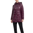 thumbnail image 1 of Orolay Women's Lightweight Down Jacket Water-Resistant Hooded Puffer Coat Purple 2XL, 1 of 6