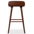 thumbnail image 6 of Safavieh Tazmyn  Wood  Counterstool in White / Walnut, 6 of 14