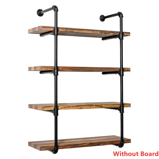 Augienb 2pcs Floating Wall Pipe Shelves, How To Make Metal Pipe Shelves