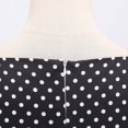 thumbnail image 6 of IBTOM CASTLE Women Polka Dots Vintage Dress 1950s Retro Rockabilly Swing Dress Ladies Cocktail Tea Party Summer Casual Dresses M Black, 6 of 8