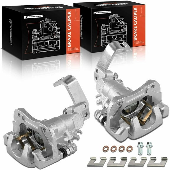 A-Premium Brake Caliper Assembly Compatible with Acura TSX Honda Accord 1998-2007 Rear Left and Right 2-PC