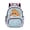 Capybara on Rainbow Theme, variant on Whosucclay Floral Print on Cow Pattern Background 17 Inch Bookbag for Girls Boys, Lightweight Large Capacity Kids Backpack for High School College Elementary School