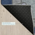 thumbnail image 5 of Addison Rugs Chantille Indoor/Outdoor Transitional Geometric Navy Machine Washable Round Rug, 8' x 8', 5 of 8