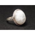 thumbnail image 5 of Heaven Crafts 925 Sterling Silver Oval Moonstone Ring Handmade Women Ring Gift Item, 5 of 6