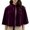 Purple, variant on Comfy Womens Renaissance Velvet Cape Wraps Shawl Tie Short Shoulder Cape for Wedding Evening Party Halloween