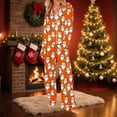 thumbnail image 6 of Levmjia Womens Pajama Set Casual Fashion Printed Long Sleeve Top Pants Soft Polyester Sleepwear Set Cozy Pajamas Sleep Relax 2 Piece Outfit Daily Wear, 6 of 8