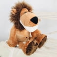 thumbnail image 5 of Jungle Lion Plush Toy Doll Soft Plush Stuffed Animal Doll Soft Lion Doll Children's Party Decoration Christmas Birthday Cool Gift for Kids Girls Boys, 5 of 12