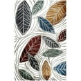 thumbnail image 3 of OnRei 10x14 Black Modern Framed Museum Art Print Titled - Fall Color Leaves, 3 of 5