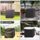 thumbnail image 5 of Cubierta protectora para muebles, cubierta para muebles de jardín 420D, cubierta para mesa de exterior, lona impermeable, tela Oxford impermeable, resistente al viento, Anti-UV (170*94*70cm), 5 of 5