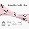 thumbnail image 5 of Lsque Cute Kawaii Panda Pattern Sweatbands Sports Headband for Men & Women - Moisture Wicking Athletic Cotton Terry Cloth Sweatband for Tennis, Basketball, Running, 5 of 9
