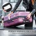 thumbnail image 5 of Luggage Handle Wraps for Suitcase - Suitcase Tags Identifiers for Suitcases, Lightning Purple Glitter B Fun Luggage Handle Covers, Travel Luggage Accessories Essentials for Flying, 5 of 6
