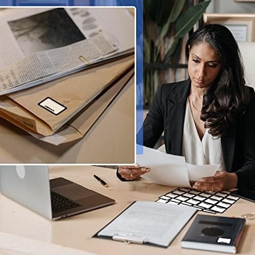 1000 Pcs Legal Exhibit Stickers Labels 1.65 x 1'' Plaintiff Exhibit Tabs Name Tags Stickers Blank File Folder Labels for Court Divider Office Legal Document File Classification(White)