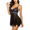 thumbnail image 4 of Sleepwear for Women Tank Nightgown Chemise Racerback Sleeveless Sleep Dress, 4 of 7