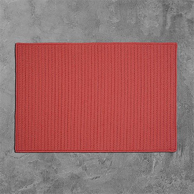 Colonial Mills H104R084X084S 7 ft. Simply Home Solid Square Rug, Terracotta