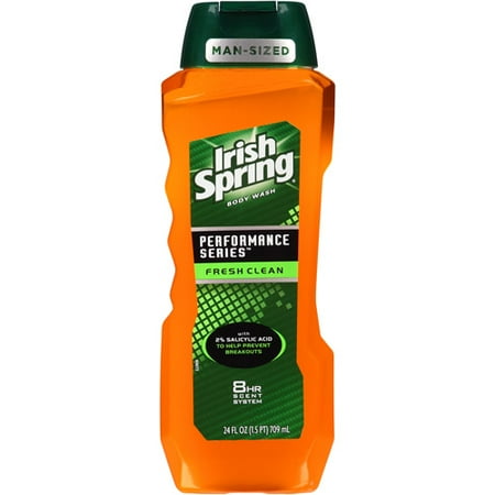 Irish Spring Performance Series Fresh Clean Body Wash, 24 fl oz