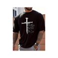 thumbnail image 1 of T Shirt Men's Graphic s with Christian Faith Patterns - The Way The Truth, 1 of 5