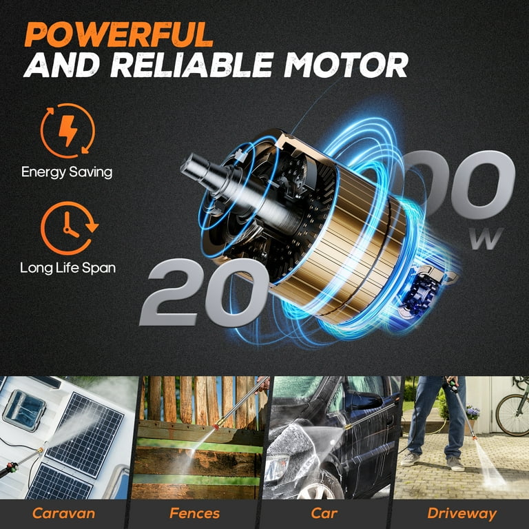 Nexpow 4000PSI Electric Pressure Washer, 2.6 GPM, 30ft Hose Nexpow 4000PSI Electric Pressure Washer, 2.6 GPM, 30ft Hose