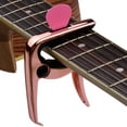 thumbnail image 2 of Capo TC-02 Capo de guitarra multifuncional Aleación de zinc con extractor de pasadores de puente Ranura para púas de guitarra 3 piezas Púas de guitarra para guitarras eléctricas acústicas Bajo Tomshoo Capo, 2 of 6