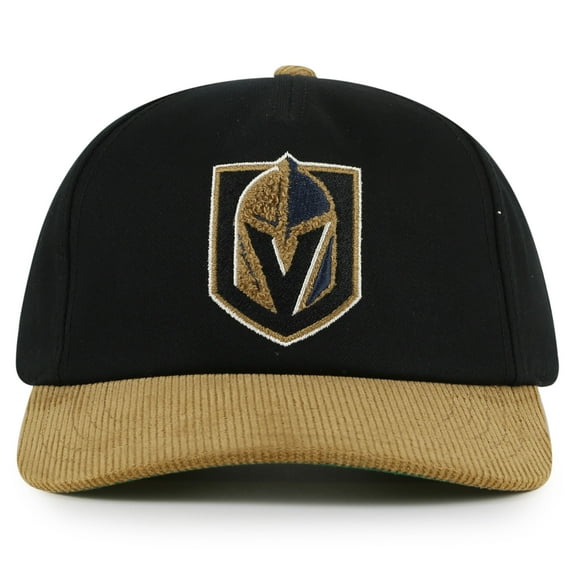 Men's American Needle  Black/Gold Vegas Golden Knights Burnett Adjustable Hat