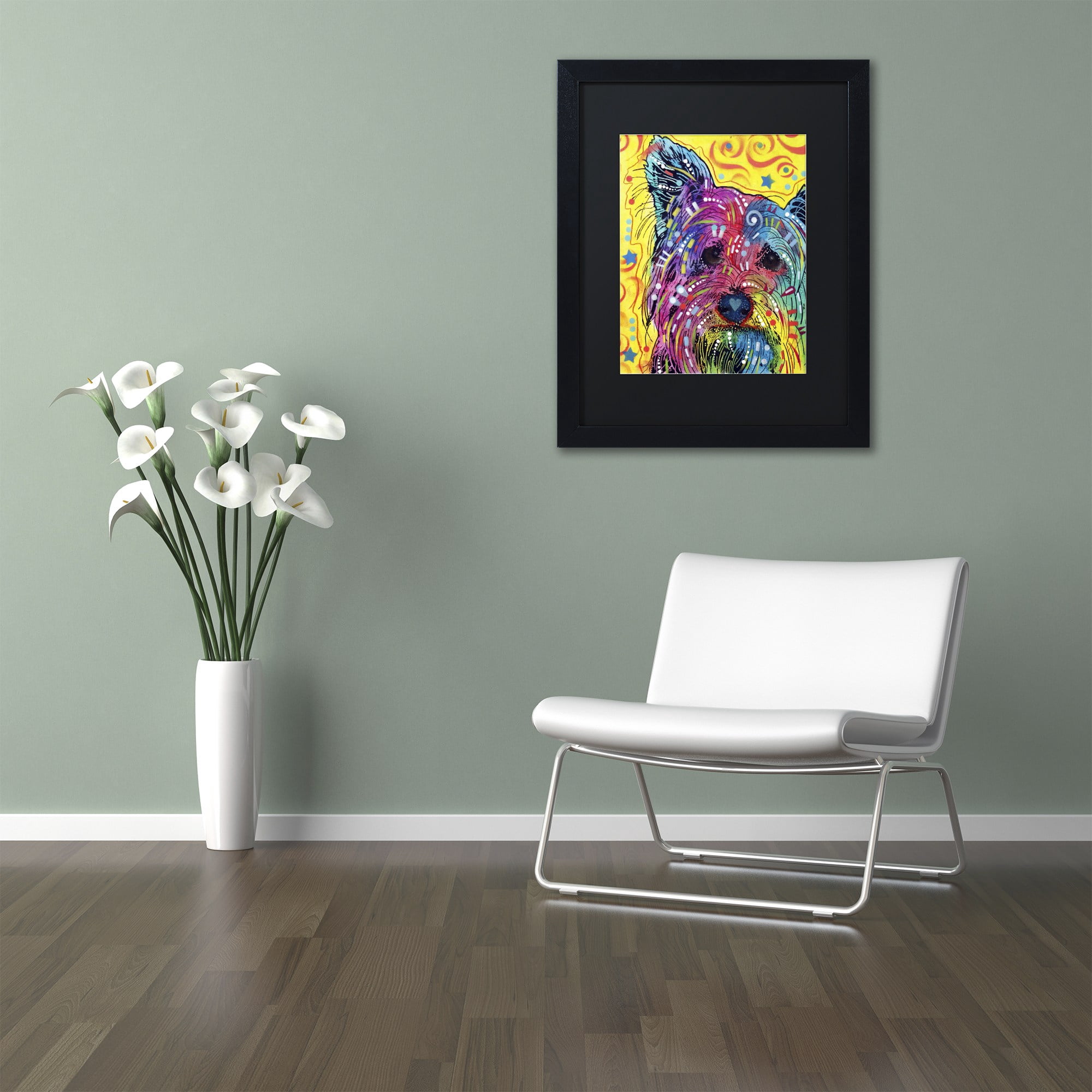 Trademark Fine Art "York I" Canvas Art by Dean Russo, Black Matte, Black Frame