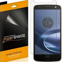 (3 Pack) Supershieldz Designed for Motorola Moto Z Force Droid Screen Protector, High Definition Clear Shield (PET)