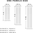 thumbnail image 6 of SHANNA Outdoor Curtains for Garden Patio Gazebo, Windproof Blackout Double Grommet(Top and Bottom Fixed) Drapes, 6 of 9