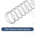 50 Pack 304 Stainless Steel Compression Springs, 0.7mm x 10mm x 30mm ...