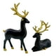 thumbnail image 2 of Artesanías Decorativas Figuras de ciervos decorativas para vinoteca, decoración del hogar, salón, mueble de TV, color negro Rkxzt, 2 of 8