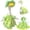 Green, variant on Sruoe Porch Goose Outfits, Porch Goose Clothes, 23 Inch Cement Goose Clothes Dress, Duck Clothes for Spring Easter Holiday Outdoor Garden Yard Lawn Patio Statue Decor
