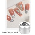 thumbnail image 2 of Esmalte de uñas en gel UV XCF 3 colores metalizado dorado plateado rosa, 2 of 4