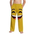 thumbnail image 2 of SGFCWSX Boys Casual Pants Elastic Waist Loose Fit with Pockets Graphic Trousers for Kids Yellow Size 8 Years, 2 of 9